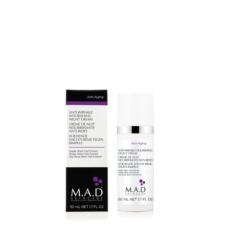Crème de nuit nourrissante anti-rides – M.A.D Skincare Anti Wrinkle Nourishing Night Cream – 50 ml